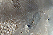 Massifs in Elysium Planitia