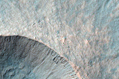 Fresh Infrared-Distinct Crater