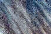 Possible Pyroxene Outcrops on Ius Chasma Wall