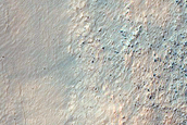 Rim of South Mid-Latitude Crater