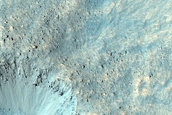 Fresh 500-M Diameter Impact Crater