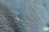 Dipping Layers along Mound in Deuteronilus Mensae