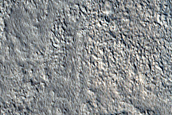 Flow Landforms West of Alba Patera
