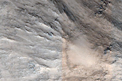 Mound with Central Pit in Amenthes Fossae