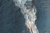 Mesa Stratigraphy at Terby Crater