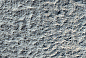 Scarp Exposing Basal South Polar Layered Deposits