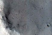 Crater Wall with Possible Clays