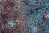 Pyroxene-Rich Ridge North of Dogana Crater
