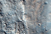 Ejecta Margin in Tempe Terra