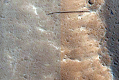Pedestal Crater near Fesenkov Crater