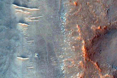 Fracture in Claritas Fossae