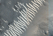 Lobate Structure in Isidis Planitia