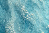 Channels in Ejecta in Deuteronilus Mensae