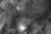 Geologic Contact in Knob in Acidalia Mensae