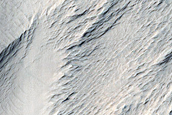 Cluster of Barchan Shaped Scour Pits in Medusae Fossae Formation
