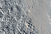Crater with Infill Material