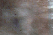 Crater North of Schiaparelli Crater