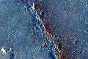 Possible Olivine Exposure in Northeast Syrtis Major Planum