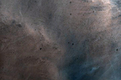 Possible Mafic Minerals on Arabia Terra Crater Wall