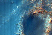 Valleys near Huygens Crater