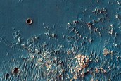 Crater in Terra Sabaea