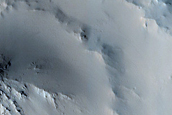 Slope Streaks on Crater in Arabia Terra