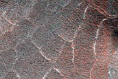 Impact on Wall of Crater
