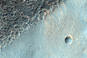 Rim of Larger Crater Surrounding Corozal Crater