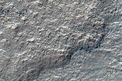 Curved Channel in Southern Hellas Planitia