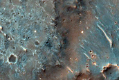 Inverted Topography in East Thaumasia Planum