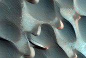 Dunes on Floor of Hargraves Crater