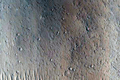 Margin of Knobby Hill in Elysium Planitia