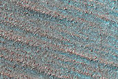 Water-Ice Outlier near South Polar Layered Deposits