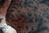 Seasonal Monitoring of Large Dune on Crater Floor