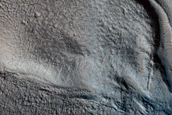 North Polar Facing Deposit in Crater