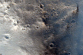 Layers in Trouvelot Crater