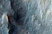 Perched Alluvial Fan in Coprates Chasma