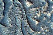 Ribbed Terrain and Brain Terrain in Protonilus Mensae