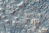 Terrain Northwest of Very Crater
