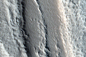 Lineated Valley Floor Material in Terrain in Arabia Terra