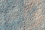 Inverted Channel in Noachis Terra Displaying Morphological Change