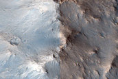 Central Peak of Impact Crater