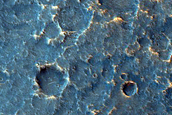Thermally Distinct Surface Features in THEMIS I07604019