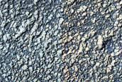 Channels in Crater in Coracis Fossae