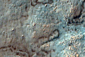 Valley in Newton Crater