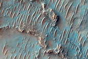 Inverted Channel in Noachis Terra