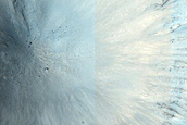Monitor Slopes of Small Fresh Crater