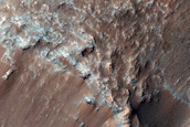 Monitor Slopes in Eos Chasma