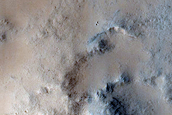 Crater in Marte Vallis