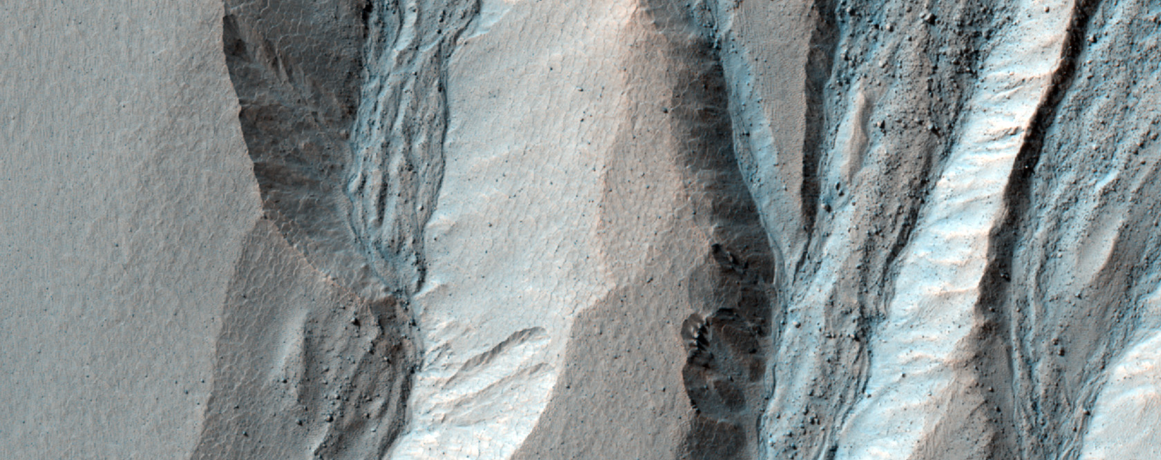 Gullies on the Northern Crater Slope in Terra Sirenum